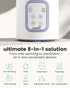 8-in-1 Grownsy Bottle Warmer, Fast Baby Bottle Warmer for Breastmilk or Formula, Smart Temperature Control