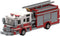 RWSEFK Firetruck Building Blocks Set, Small Firemech Model Kit, Fire Engine Toy Set,