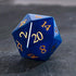 FTNNGIME 1PCS D20 25mm 20 Gem DND Dice - Sided Crystal Cat Eye D&D Dice for Dungeons and Dragons, RPG, Roleplaying