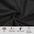 PHF Baby Changing Pad Covers for Boys Girls, 2 Pack Ultra Soft Microfiber Sheets for Most Changing Pads, Black & Black