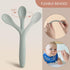6-Piece Silicone Feeding Spoons for Baby and Infant, Soft-Tip Training Spoon, Dishwasher Safe Utensils