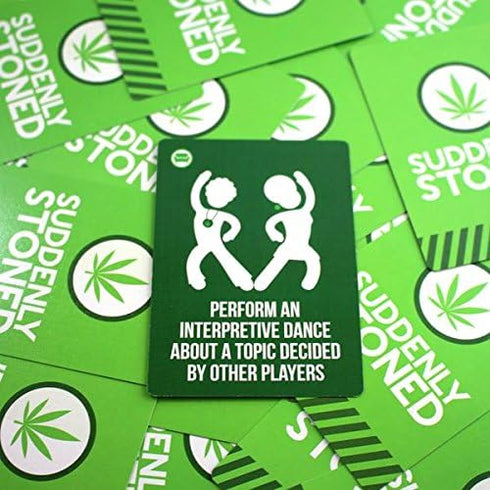 Breaking Games Suddenly Stoned - Hilarious Adult Card Game for Game Night Fun, 3-8 Players, Ages 18+