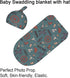 Swaddling Blanket for Baby, Unisex Sleeping Sacks with Hat, Western