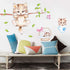 Kiddale Cute Cat Wall Decals - Removable Cat Tree Branches Butterfly Wall Stickers for Kids Rooms Nursery Decoration