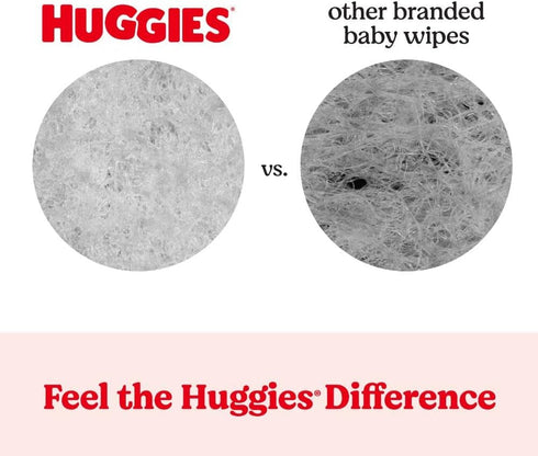 1 Pack (64 Packaging Huggies Simply Clean Unscented Baby Diaper Wipes, Flip-Top Wipes Total), May Vary