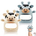 TOHIBEE 2 Packs Baby Teething Toys for 0-6 6-12 Months, Food Grade