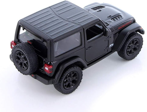Wrangler Rubicon Inspired Replica 4x4 Hard Top Overlander Diecast Model Toy Car (Black)