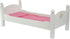 Olivia's Little World 18 in. Doll Wooden Convertible Bunk Bed, Gray, Pink, and Purple, Stacked or Unstacked