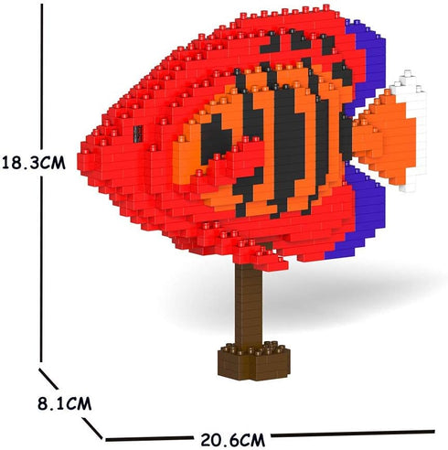 JEKCA Flame Angelfish 01S | Plastic Building Blocks for Age 14+