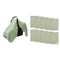 Baby Car Seat Cover and Baby Burp Cloths Set (Pack of 10)