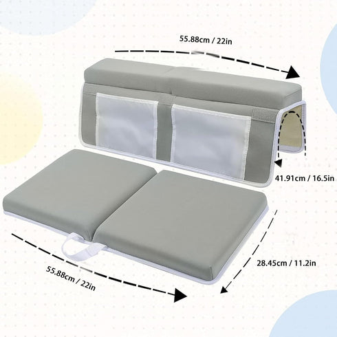 Elbow Set TOPINCN Baby Bath Kneeling and Support Cushion Nonslip Comfortable Bath Support for Parents and Babies