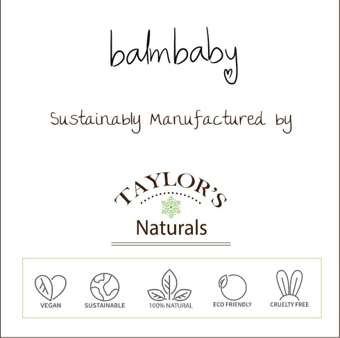 Organic Diaper Balm by Balm Baby – Natural Diaper Rash Cream & Multipurpose Baby Skin Ointment, Vegan, Soothing,