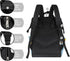 Hsnar Backpack Flowers Daisy Bees Waterproof Diaper Bag Large Capacity Baby Bag with Stroller Straps, Multi-Pocket
