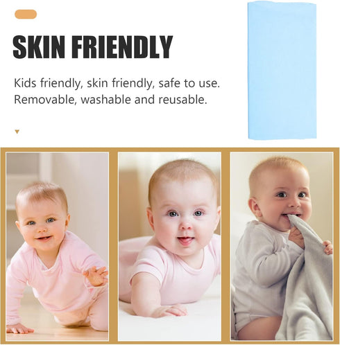 BESTonZON Removable Bedspread Changing Pad Cover Cotton Diaper Changing Pad Cover for Diaper Bench Crib Bassinet