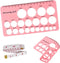 Nipple Measurement Tool for Flanges, Nipple Ruler for Flange Sizing, Silicone &