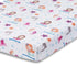 Baby Girl Fitted Crib Sheet, Mermaid Adventures, 100% Soft Breathable Microfiber, Fits Standard Size Crib Mattress
