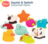 B. toys Animal Bath Squirts - 9 Water Squirts for Baby Bath, Water Play Tub Toys for Babies 10 Months +