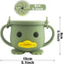 Qshare Snack Cup for Toddlers,Toddler Snack Containers,Spill Proof Food Containers,Baby Treat Catcher,Food Grade
