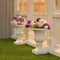 iLAND Miniature Dollhouse Accessories, 2pcs Dollhouse Plants w/Dry Flowers (2pcs Mini Urn