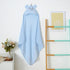 YIXPOH 100% 32x32Inch Hooded Baby Towels for Newborn Cotton Muslin Soft Absorbent Baby Bath Towels with Hood for Infant