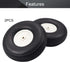 Fielect 5 inch RC Model Airplane Super Light Sponge Tire and Wheel Sets for RC Car, 2 Pcs