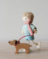 Tender Leaf Toys The Goodwood Family - Wooden Miniatures Flexible Doll for Dollhouse, Age 3+