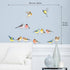 DECOWALL DS2-8038 Little Birds Kids Wall Stickers, Peel and Stick Removable Wall Decals for Kids Nursery Bedroom (Small)
