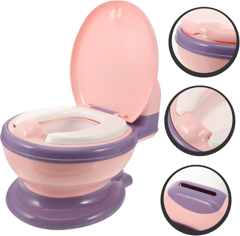 LIFKOME Kids Portable Potty Training Toilet Seat with Soft Pad