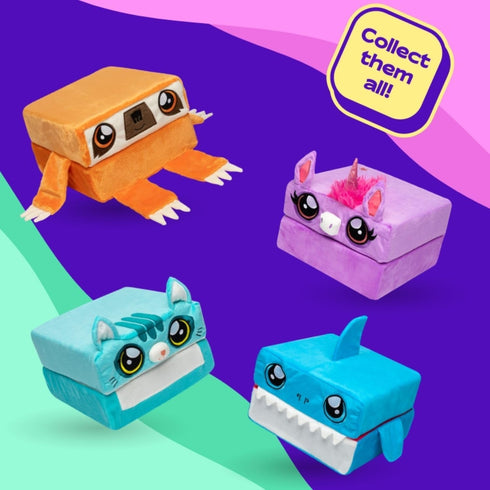 Pillow Cube Kid Cube, Toddler Pillow and Animal Plush Pillows for Sleeping, Memory Foam Cat Plushies - Callie