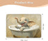 Yoogain 52" 34" Art Elephant Vintage Bathtub Toddler Water Resistant Bed Wetting Pad Leakproof Quick Drying Bed Liners