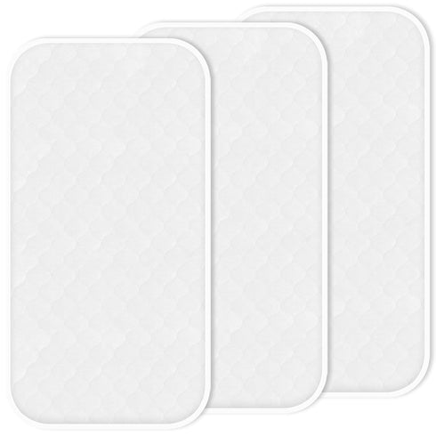 kimitimi Baby Thicker Diaper Changing Quilted Pad Liner, Non-Slip 3 Pack Heavy Absorbency