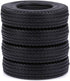GoolRC 4pcs Trailer Car Rubber Tires for 1/14 Tamiya Tractor Truck RC Climber Trailer