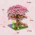 Set 14+, 2028PCS, Japanese Cherry Blossom Tree Building Block Teen Age Sakura Flowers Botanicals Micro Blocks