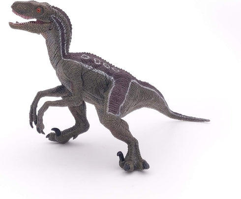 Papo The Dinosaur Figure, Velociraptor, Multicolor
