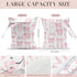 zcyxuuw Wet Bag, Wet Dry Bag, Swimsuit Bags, Beach Essentials, Pink Bow Decor Waterproof Bags for Travel, Beach, Pool