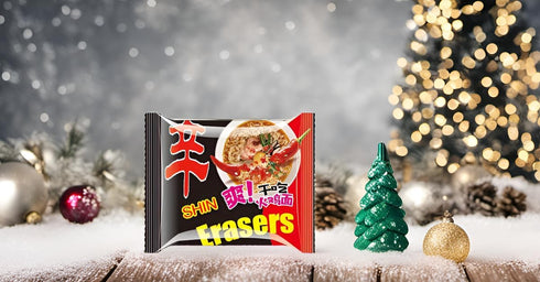 XANADU Cute Food Erasers for Kids, Fun Ramen Noodle Eraser Set of 16pcs