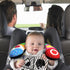teytoy Tummy Time Pillow with Crinkle Mat & Teethers, Black and White High Contrast Baby Toys for Infant Newborn