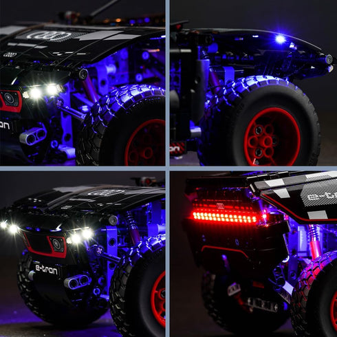 BrickBling LED Light Compatible with Lego Technic Audi RS Q e-tron 42160 Toy Car Building Set, Remote Control Version