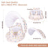 3 AirSwim Inflatable Baby Seat with Detachable Canopy and Built-in Pump, Inflatable Baby Chair for Babies Months
