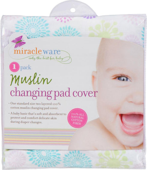 Colorful Bursts MiracleWare Muslin Changing Pad Cover