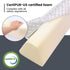 YENING Baby Bed Bumpers Foam Guard Rail for Kids Bed, 1-Pack Grey for Twin Full Queen King Size Toddler Bed