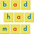 Really Good Stuff EZread Magnetic Foam Lowercase Letter Tiles, 52 Tiles, 1 3/8" Squares, Educational