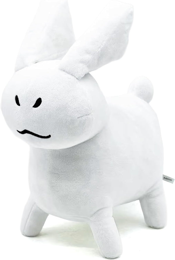 Adenzai White Gubby Rabbit Plush Toy Soft Forsaken Gubby Plush Stuffed Animal, Cute