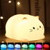 Tremdwoto Cat Night Light for Kids,Cute Colorful Night Light Baby Girl Squishy