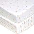 American Baby Company 2 Pack Fitted Crib Sheets 28" x 52", Soft