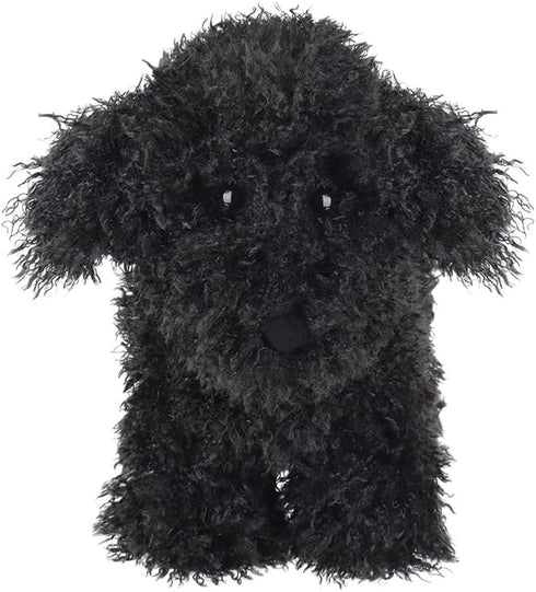 Apricot Lamb Toys Plush Black Poodle Dog Puppy Stuffed Animal Soft Cuddly 8.3 Inches Perfect for Child