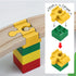 Wooden Train Track Accessories, 16 pcs Track Connector, Compatible with Major Brands, Christmas Gift for Kids
