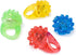 Flashing Colorful LED Light Up Bumpy Jelly Rubber Rings, Finger Toys for Parties, Party Favors, Gifts (18 Pack)