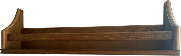 Generic Parla Nursery Dcor Brown Wall Shelf Floating Bookshelf for Baby & Kids