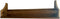 Generic Parla Nursery Dcor Brown Wall Shelf Floating Bookshelf for Baby & Kids
